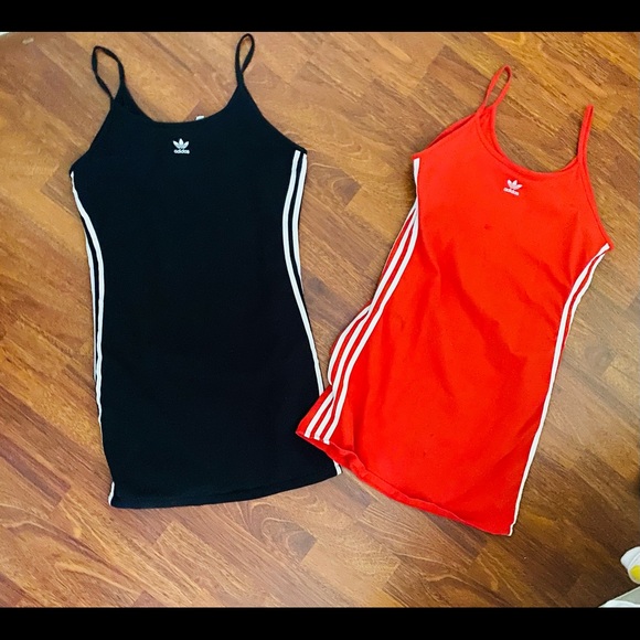 Two Adidas Mini Tank Dresses - Picture 1 of 8